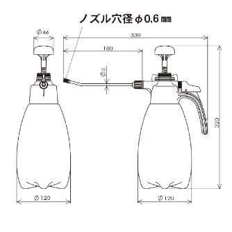 （株）フルプラ 噴霧器/ハンディ 噴霧器／ハンディ 1200