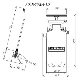 （株）フルプラ 噴霧器 噴霧器 7500