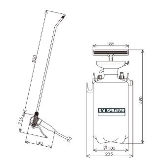 （株）フルプラ 噴霧器/剥離剤用 噴霧器／剥離剤用 5501