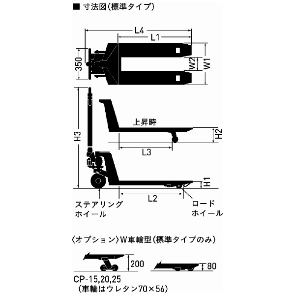 （株）をくだ屋技研 キャッチパレットトラック CP キャッチパレットトラック CP-10S-85