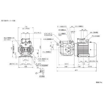 ダイキン工業（株） モータポンプ M モータポンプ M15A1-1-100