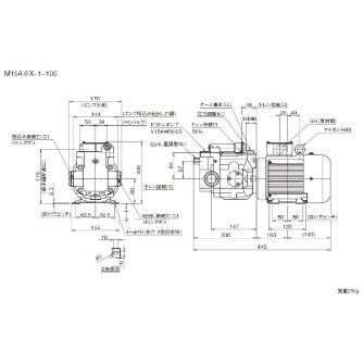 ダイキン工業（株） モータポンプ M モータポンプ M15A1X-1-100