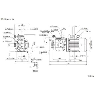 ダイキン工業（株） モータポンプ M モータポンプ M15A1Y-1-100