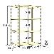 扶桑金属工業（株） 軽量ラック WO 軽量ラック WO1509L04