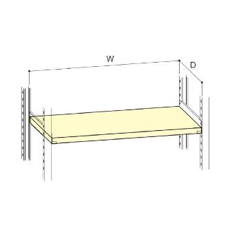 扶桑金属工業（株） 中量ラック 棚板 WS 中量ラック　棚板 WS1245