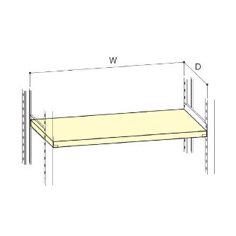 扶桑金属工業（株） 中量ラック 棚板 WE 中量ラック　棚板 WE1245