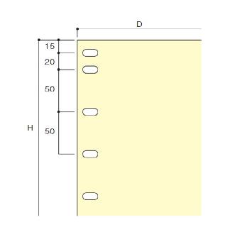 扶桑金属工業（株） 中量ラック 側面パネル WM 中量ラック　側面パネル WM2175PS