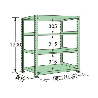 扶桑金属工業（株） 中量ラック MS 中量ラック MS1209S04T