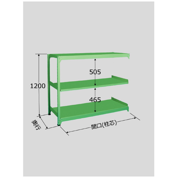 扶桑金属工業（株） 中量ラック MS 中量ラック MS1209L03R