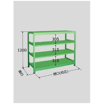 扶桑金属工業（株） 中量ラック MS 中量ラック MS1215L04T