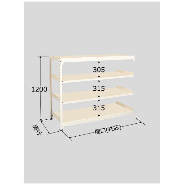 扶桑金属工業（株） 中量ラック WS 中量ラック WS1215L04R