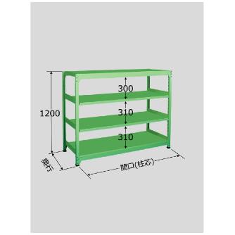 扶桑金属工業（株） 中量ラック ML 中量ラック ML1212K04T