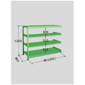 扶桑金属工業（株） 中量ラック ML 中量ラック ML1212K04R