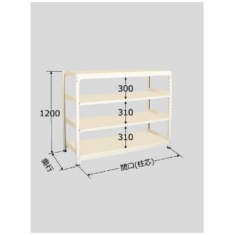扶桑金属工業（株） 中量ラック WL 中量ラック WL1209L04T