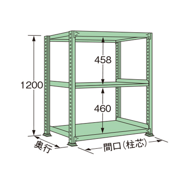 扶桑金属工業（株） 中量ラック MG 中量ラック MG1212J03T