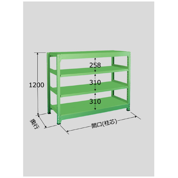 扶桑金属工業（株） 中量ラック MG 中量ラック MG1212K04T