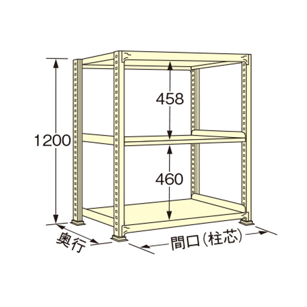 扶桑金属工業（株） 中量ラック WG 中量ラック WG1212L03T