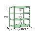 扶桑金属工業（株） 中量ラック MM 中量ラック MM1212L04T
