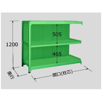 扶桑金属工業（株） 中量ラック デラックスパネルモデル PMS 中量ラック　デラックスパネルモデル PMS1209L03R