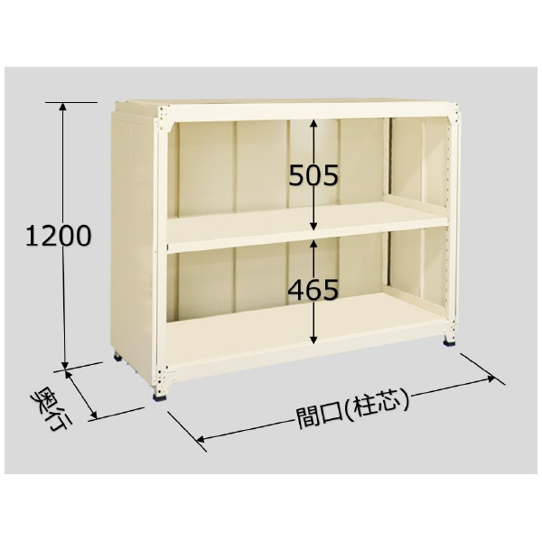 扶桑金属工業（株） 中量ラック デラックスパネルモデル PWS 中量ラック　デラックスパネルモデル PWS1209L03T