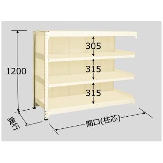 扶桑金属工業（株） 中量ラック デラックスパネルモデル PWS 中量ラック　デラックスパネルモデル PWS1209L04R
