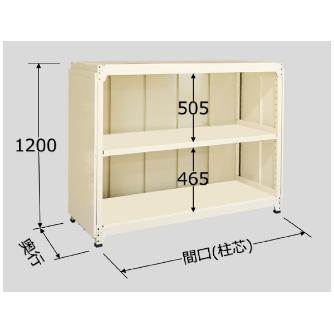 扶桑金属工業（株） 中量ラック デラックスパネルモデル PWS 中量ラック　デラックスパネルモデル PWS1212L03T