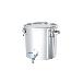 ＭＯＮＯＶＡＴＥ（株） ボールバルブ付ステンレス密閉容器 CTHV ボールバルブ付ステンレス密閉容器　１５Ｌ CTHV-27