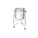 ＭＯＮＯＶＡＴＥ（株） 鏡板型耐圧ジャケット密閉容器(バンド式) DT-CTL-TJ-L 鏡板型耐圧ジャケット密閉容器（バンド式） DT-CTL-TJ-L-43