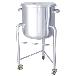 ＭＯＮＯＶＡＴＥ（株） 鏡板型ステンレス汎用容器 脚付 DT-ST-L 鏡板型ステンレス汎用容器　脚付　３５Ｌ DT-ST-L-36
