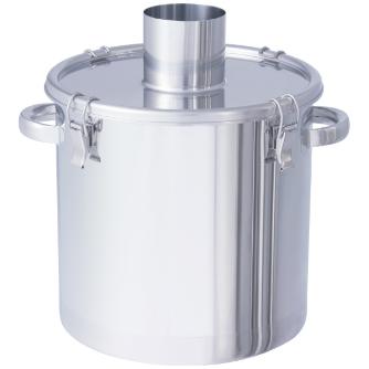 ＭＯＮＯＶＡＴＥ（株） 粉体回収ステンレス容器 リブ付パイプ形状 FK-CTH 粉体回収ステンレス容器　リブ付パイプ形状 FK-CTH-39-SP-200A