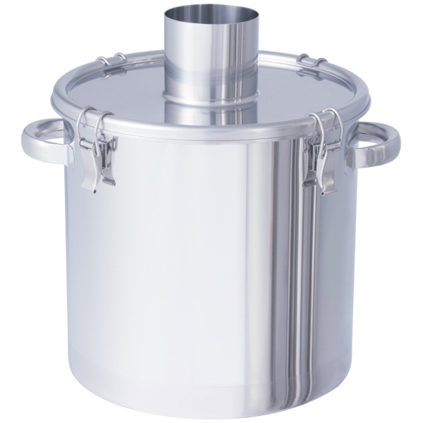 ＭＯＮＯＶＡＴＥ（株） 粉体回収ステンレス容器 リブ付パイプ形状 FK-CTH 粉体回収ステンレス容器　リブ付パイプ形状 FK-CTH-39-SP-200A