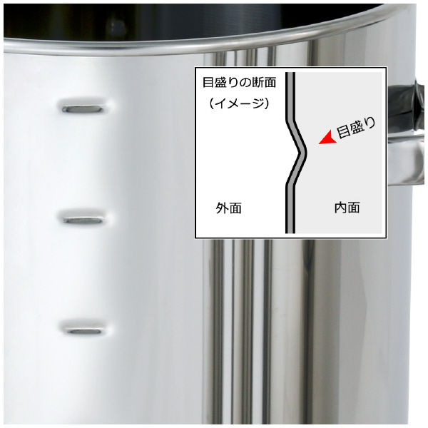 ＭＯＮＯＶＡＴＥ（株） ステンレス汎用容器目盛付 ST-M ステンレス汎用容器目盛付　７５０Ｌ ST-M-100