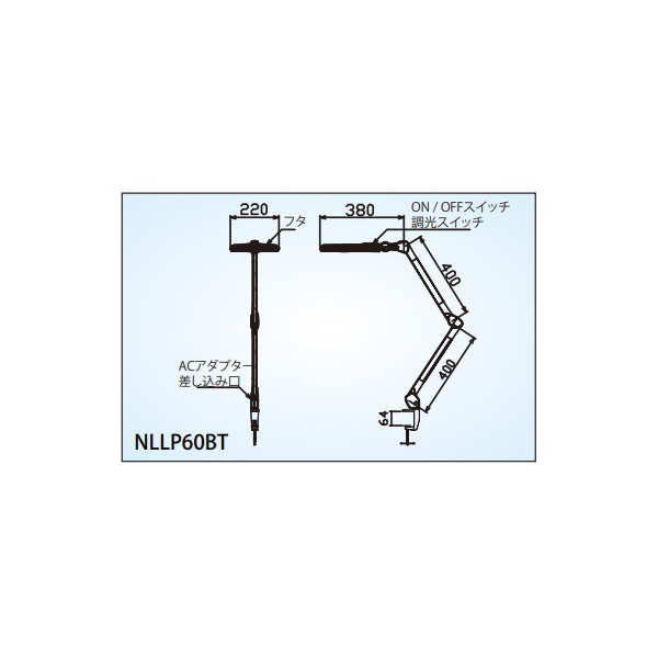 日機（株） LED拡大鏡 NLLP ＬＥＤ拡大鏡 NLLP60BT-3D