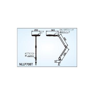 日機（株） LED拡大鏡 NLLP ＬＥＤ拡大鏡 NLLP70BT-3D