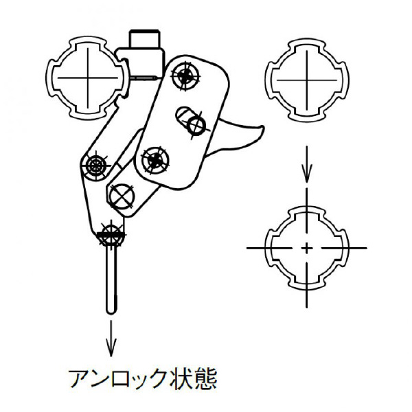 ＴＭＥＨジャパン（株） リフトアクションロック LAD-A リフトアクションロック LAD-A
