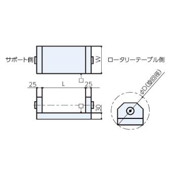 （株）ナベヤ ゆりかごセット オフセットタイプ YYO ゆりかごセット　オフセットタイプ YYO20J-350SAS