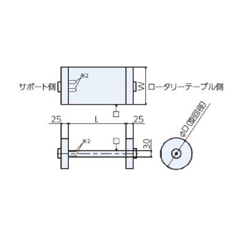 （株）ナベヤ ゆりかごセット センタータイプ YKC ゆりかごセット　センタータイプ YKC16C-500SAS