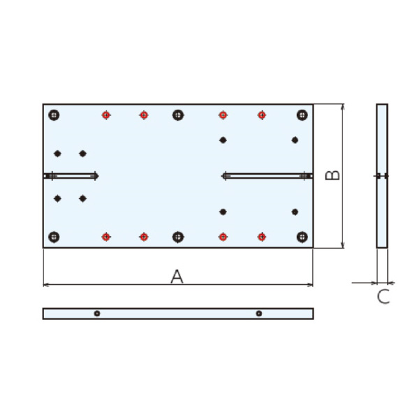 （株）ナベヤ ゆりかごセット ゆりかご用サブテーブル YT ゆりかごセット　ゆりかご用サブテーブル YT25R-350SB