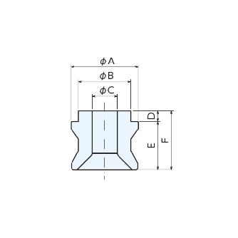 （株）ナベヤ Qーロックエレメント ホールタイプ ピン QLK Ｑ－ロックエレメント　ホールタイプ　ピン QLK10DP