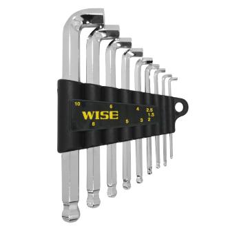 フジ矢（株） ボールポイント剛短レンチ9本セット/S SBGTS-900(WISE) ボールポイント六角棒レンチ　９本セット SBGTS-900(WISE)