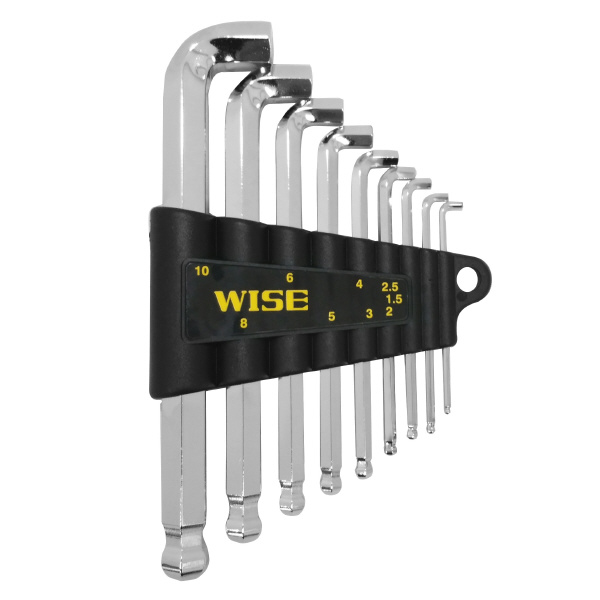 フジ矢（株） ボールポイント剛短レンチ9本セット/S SBGTS-900(WISE) ボールポイント六角棒レンチ　９本セット SBGTS-900(WISE)