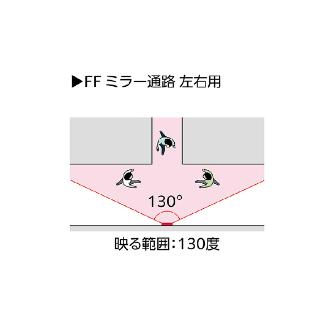 コミー（株） FFミラー通路 左右用 接着タイプ FT ＦＦミラー通路　左右用　接着タイプ FT22