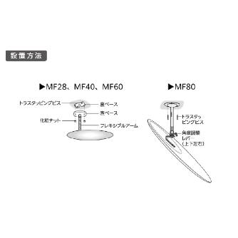 コミー（株） 丸ミラー MF 丸ミラー MF28