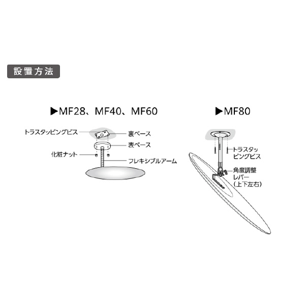 コミー（株） 丸ミラー MF 丸ミラー MF28