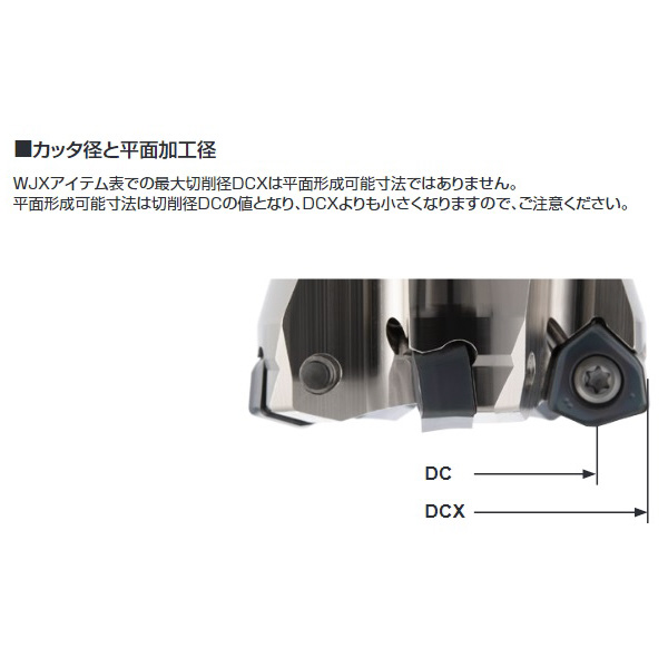 三菱マテリアル（株） カッタ 多機能用(アーバタイプ) WJX カッタ　多機能用（アーバタイプ） WJX14R05003BA