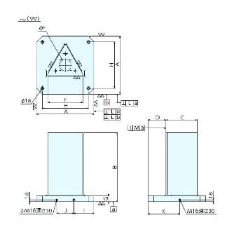 （株）ナベヤ MCツーリングブロック 3面スタンダード TBT ＭＣツーリングブロック　３面スタンダード TBT04S-25055