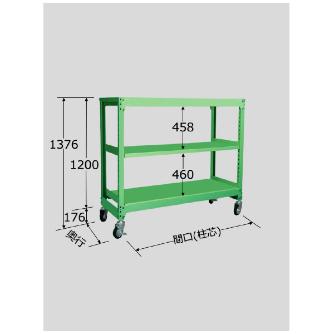 扶桑金属工業（株） 中量キャスターラック MK 中量キャスターラック MK1212M03G