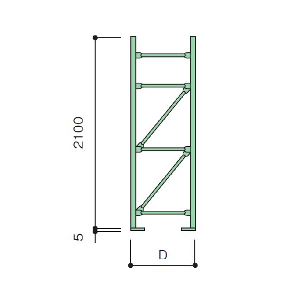 扶桑金属工業（株） 重量スチールラック 組立トラス MR 重量スチールラック　組立トラス MR21J