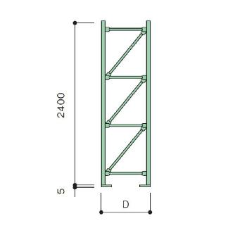 扶桑金属工業（株） 重量スチールラック 組立トラス MR 重量スチールラック　組立トラス MR24J