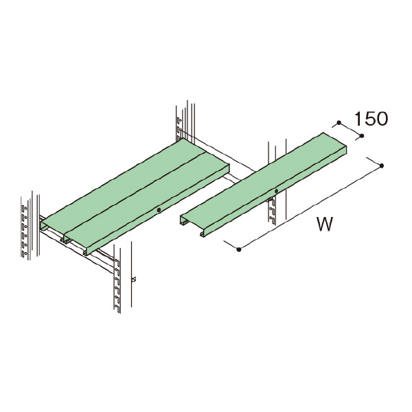 扶桑金属工業（株） 重量スチールラック 棚板 MR 重量スチールラック　棚板 MR1875